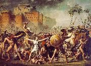 Jacques-Louis David The Sabine Women oil